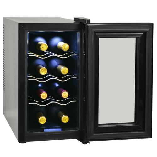 Vinkøleskab 25 l 8 flasker LCD-skærm