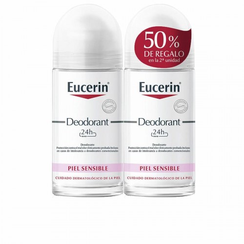 Eucerin Roll-on Deodorant til sensitiv hud - 2 enheder (24 t)