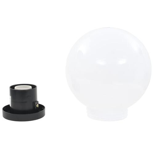 LED-kuglelamper 2 stk. kugleformet 20 cm PMMA