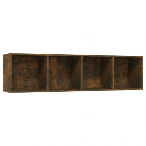 Bogreol / tv-skab 143×30×36 cm i konstrueret træ - røget egetræsfarve