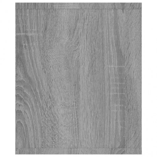Bogreol/tv-bord 143×30×36 cm i konstrueret træ - grå sonoma-eg
