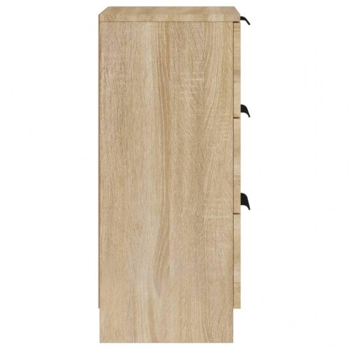 Skænk 30x30x70 cm konstrueret træ sonoma-eg