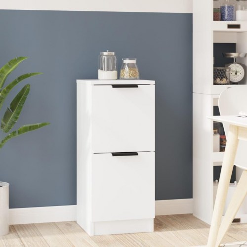Skænk 30x30x70 cm i konstrueret træ - hvid