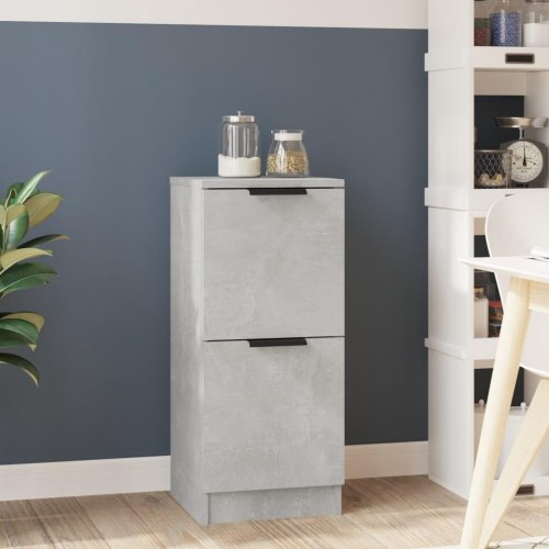 Skænk 30×30×70 cm i konstrueret træ - betongrå