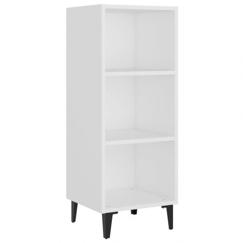 Skænk 34,5x32,5x90 cm konstrueret træ hvid