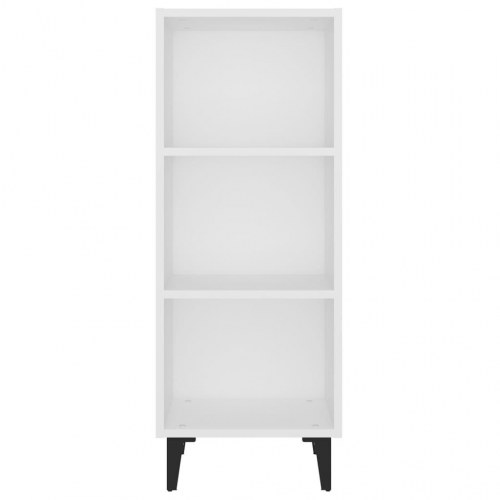 Skænk 34,5x32,5x90 cm konstrueret træ hvid