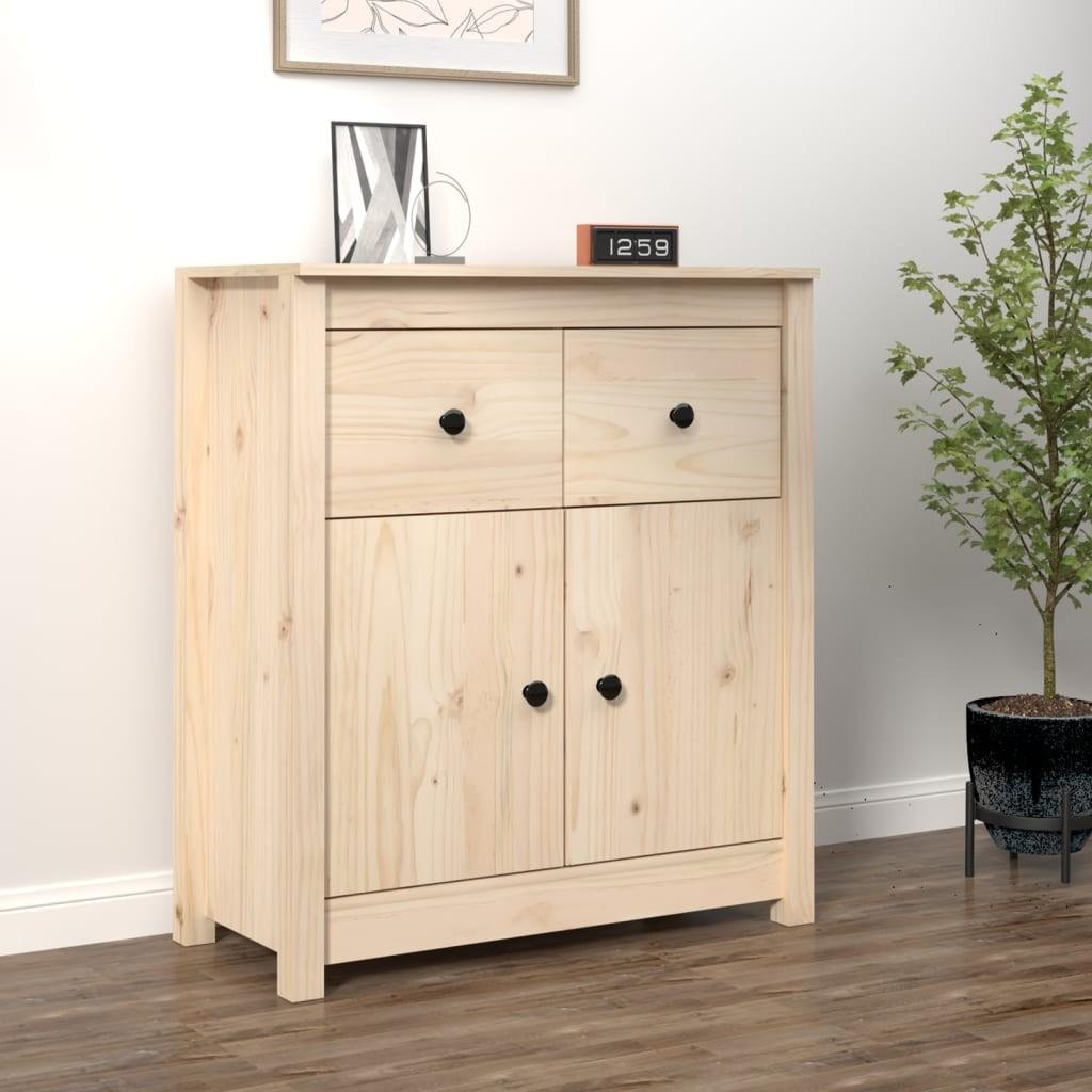 Skænk 70x35x80 cm massivt fyrretræ