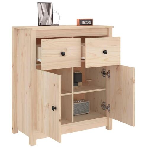 Skænk 70x35x80 cm massivt fyrretræ