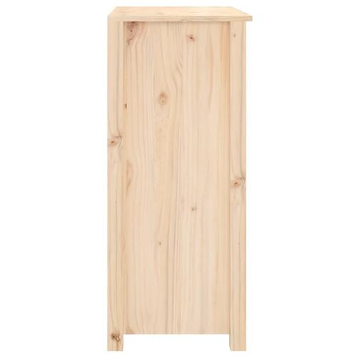 Skænk 70x35x80 cm massivt fyrretræ