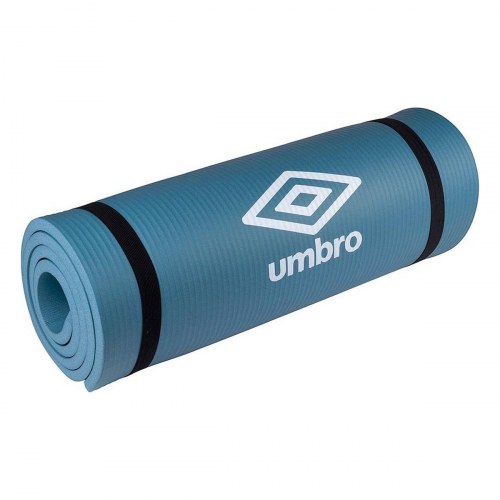 Umbro træningsmåtte - blå fitnessmåtte i EVA-gummi, 190 × 58 × 1,5 cm