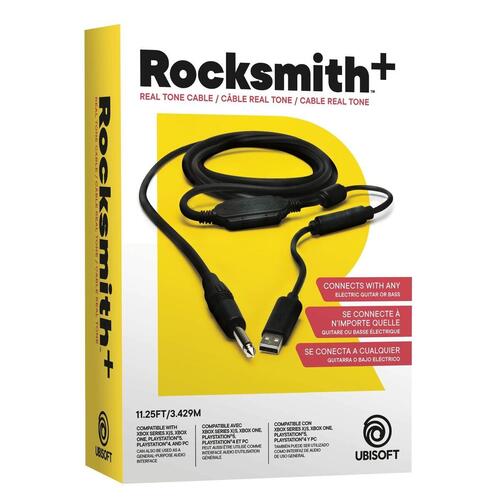 Kabel med stik Ubisoft Rocksmith Guitar PC Spilkonsol 48 kHz (OUTLET A)