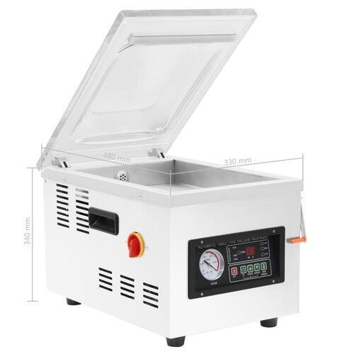 Professionel vakuumpakkemaskine rustfrit stål 400W