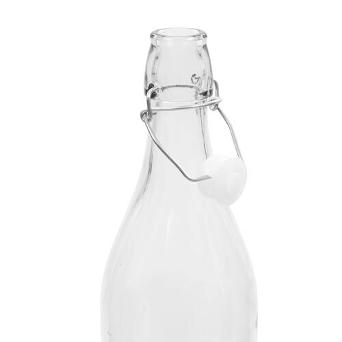 Glasflaske med patentlåg 12 stk. 1 l