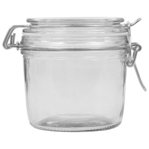 Opbevaringsglas med patentlåg 6 stk. 340 ml