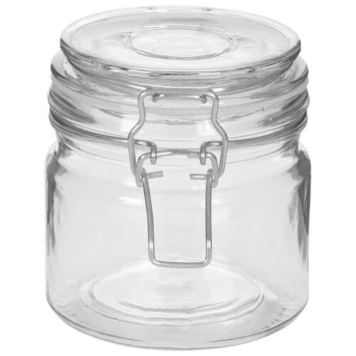 Opbevaringsglas med patentlåg 6 stk. 500 ml