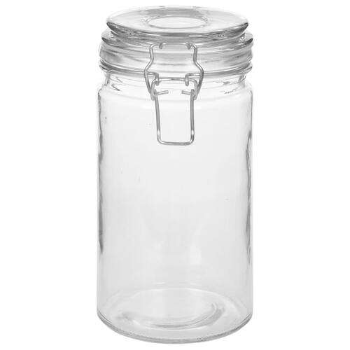Opbevaringsglas med patentlåg 6 stk. 1000 ml