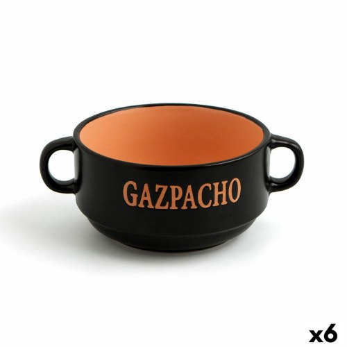 Rustik snackskål i keramik 16 × 12 × 7 cm - 6 stk.