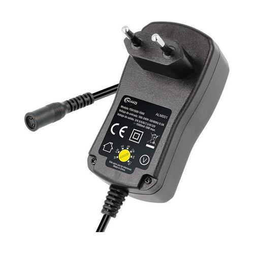 NIMO strømadapter 3-12 V, 18 W - EU-stik
