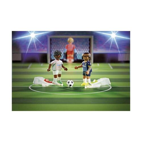 Playset Playmobil Sports & Action Football Pitch 63 Dele 71120