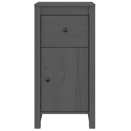 Skænke 2 stk. 40x35x80 cm massivt fyrretræ grå