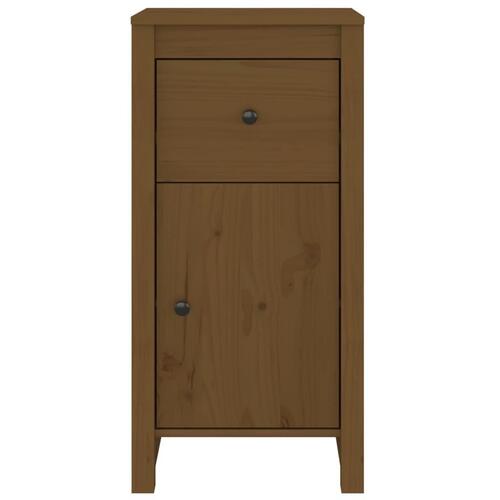 Skænke 2 stk. 40x35x80 cm massivt fyrretræ gyldenbrun