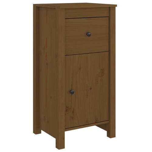 Skænke 2 stk. 40x35x80 cm massivt fyrretræ gyldenbrun