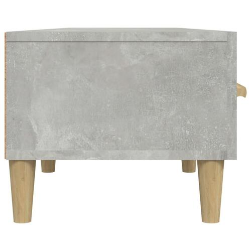 Tv-bord 150x34,5x30 cm konstrueret træ betongrå