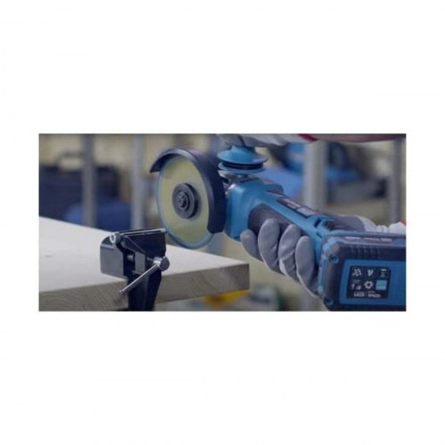 Koma Tools vinkelsliber 115 mm - 20 V, blå/sort