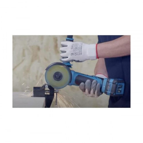 Koma Tools vinkelsliber 115 mm - 20 V, blå/sort