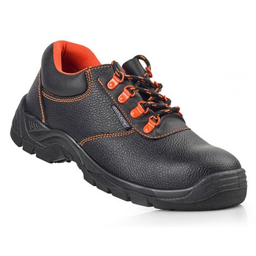 Sikkerhedssko Blackleather S3 SRC - Sort læder, str. 43