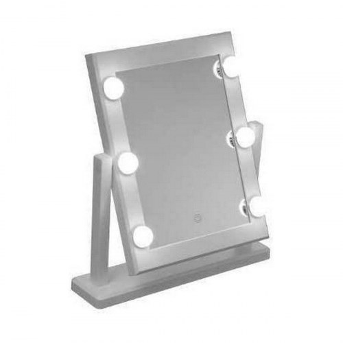 Makeupspejl med LED 5five Hollywood - hvid, 37 × 9 × 40,5 cm
