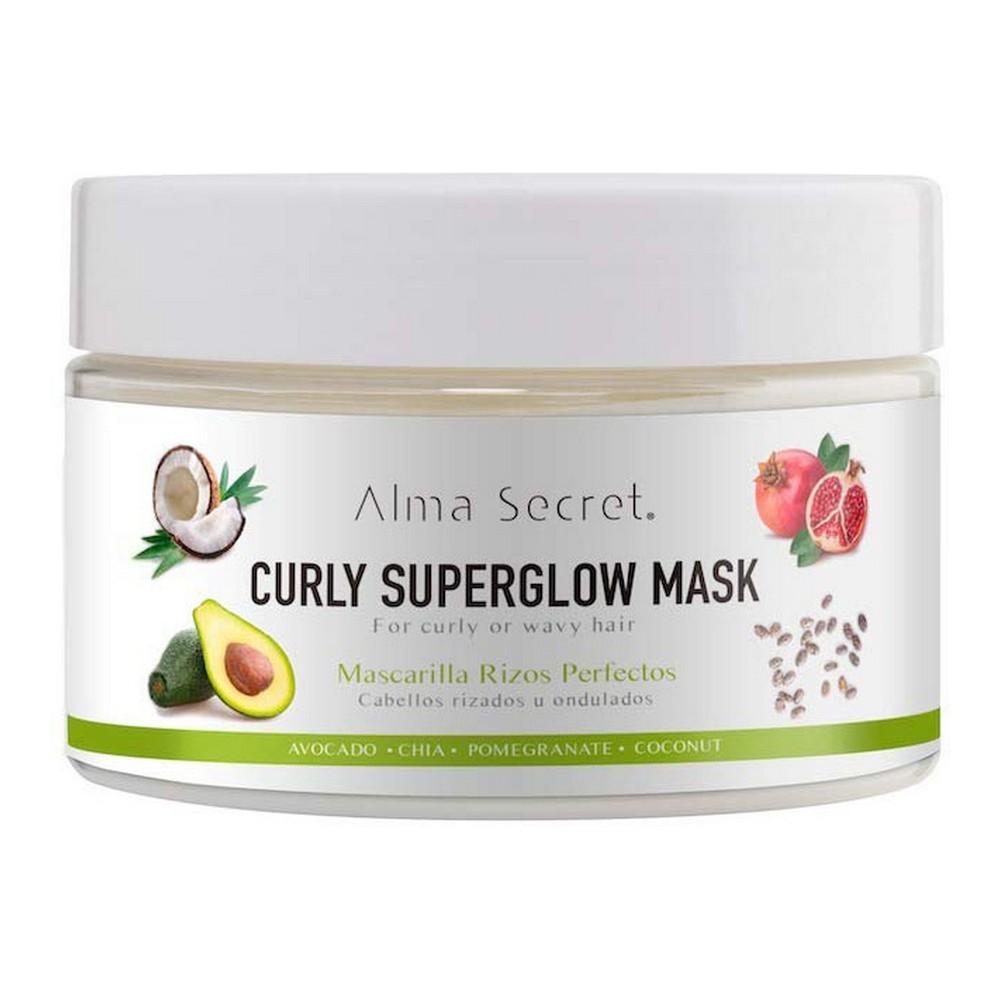 Hårmaske Alma Secret Curly Superglow 250