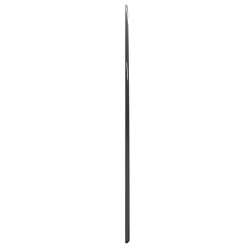 Glasplade til pejs 1200x600 mm halvrund
