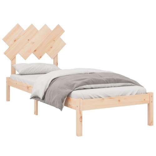 Sengeramme 90 x 200 cm i massivt fyrretræ