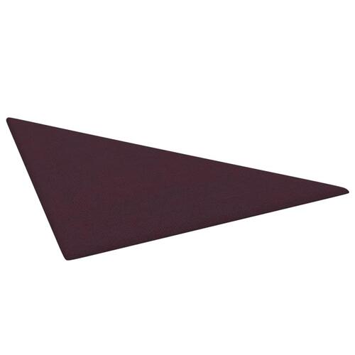 Vægpaneler 12 stk. 30x30 cm 0,54 m² stof lilla