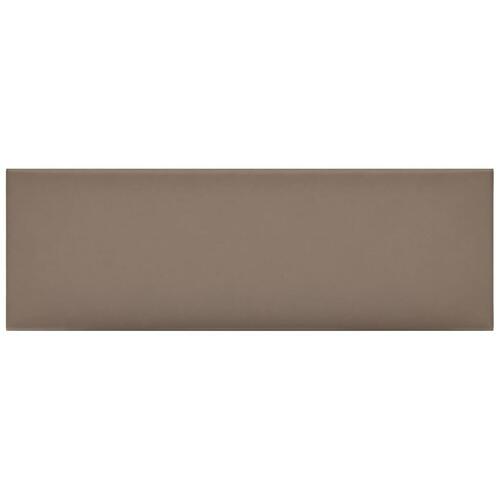 Vægpaneler 12 stk. 90x30 cm 3,24 m² kunstlæder cappuccino
