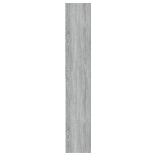 Cd-reoler 2 stk. 21x16x93,5 cm konstrueret træ grå sonoma-eg