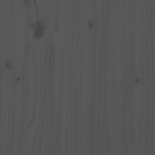 Konsolbord 100x35x75 cm massivt fyrretræ grå