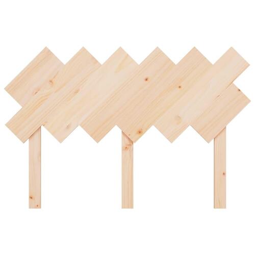 Sengegærde 122,5x3x80,5 cm massivt fyrretræ