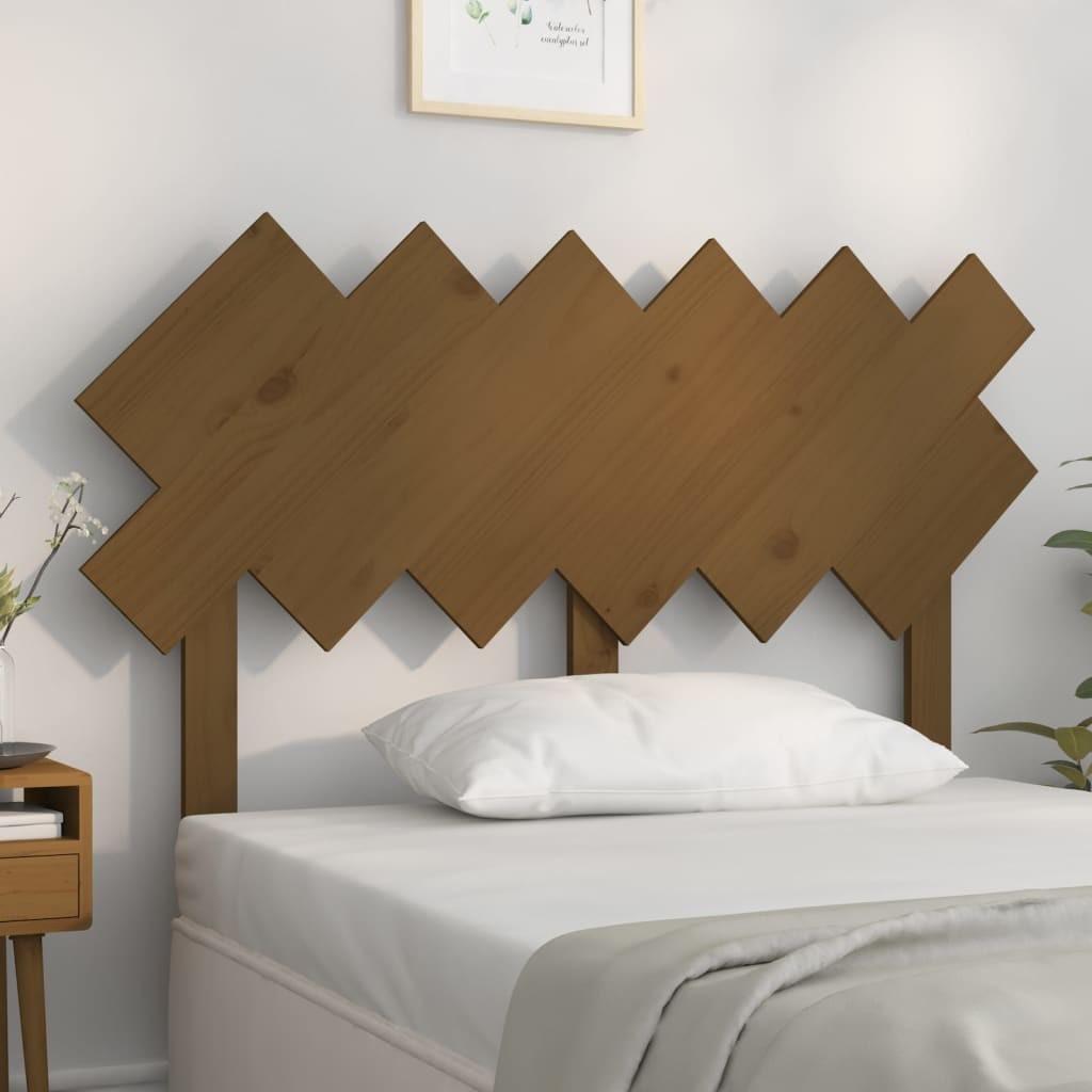Sengegærde 122 5x3x80 5 Cm Massivt Fyrretræ Gyldenbrun
