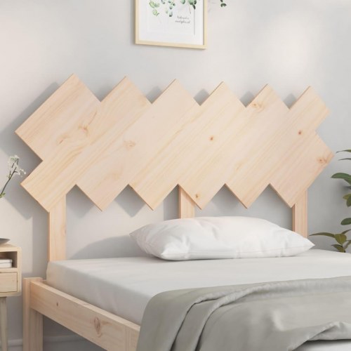 Sengegavl i massivt fyrretræ 132 x 3 x 81 cm