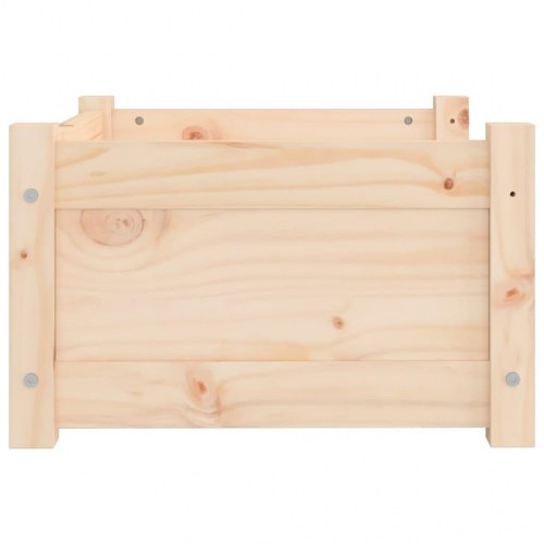 Hundeseng i massivt fyrretræ - 55,5 × 45,5 × 28 cm