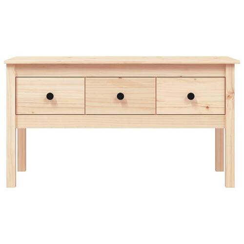Sofabord 102x49x55 cm massivt fyrretræ