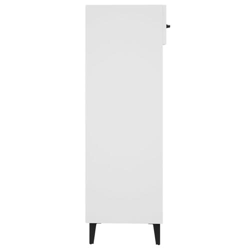 Skoreol 30x35x105 cm konstrueret træ hvid