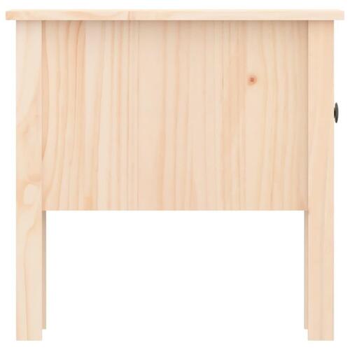 Sideborde 2 stk. 50x50x49 cm massivt fyrretræ