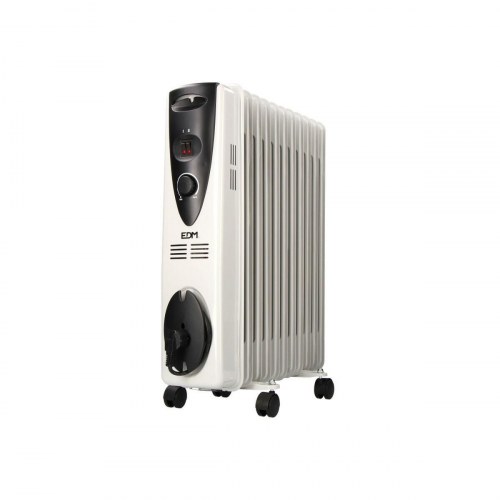 EDM olieradiator 11 kamre - hvid, 2.500 W