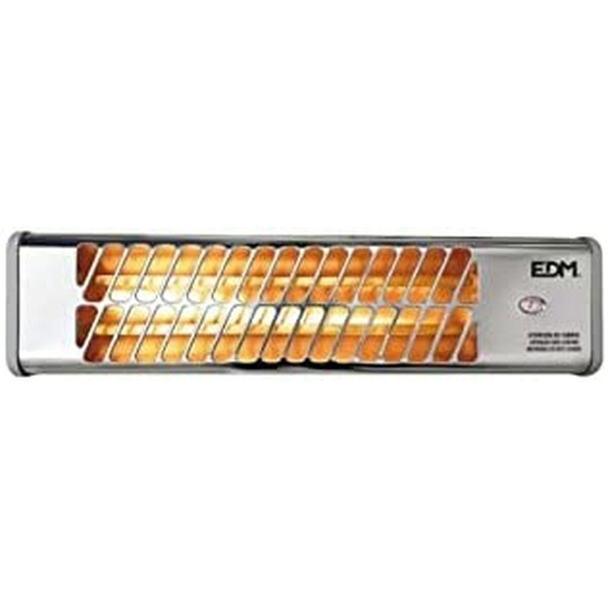 EDM Product kvartsradiator 07108 - hvid, 800 W til toilet
