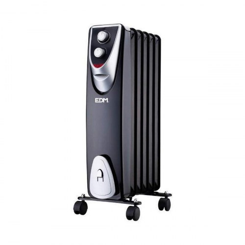 EDM Product Radiator 07126 Black Edition, sort/grå, 1000 W