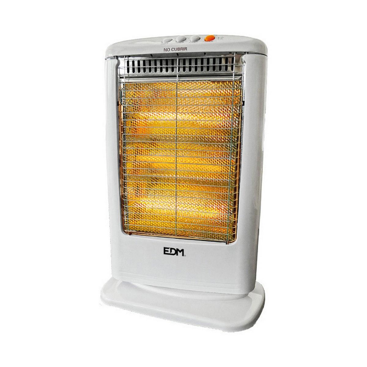 EDM Product kvartsradiator 07117 - Hvid, 1.200 W