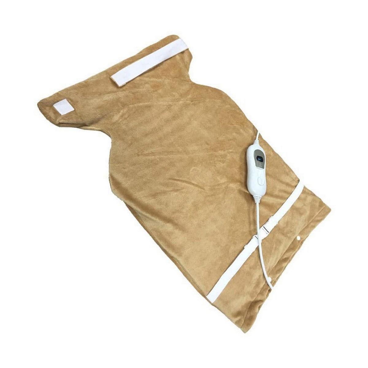 EDM elektrisk varmepude til ryg - brun, 100 W (42 × 63 cm)